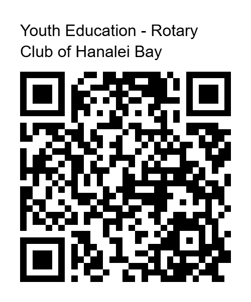 QR code to donate to Youth Education