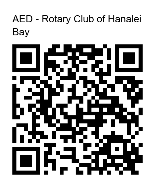 QR code to donate to AED Campaign