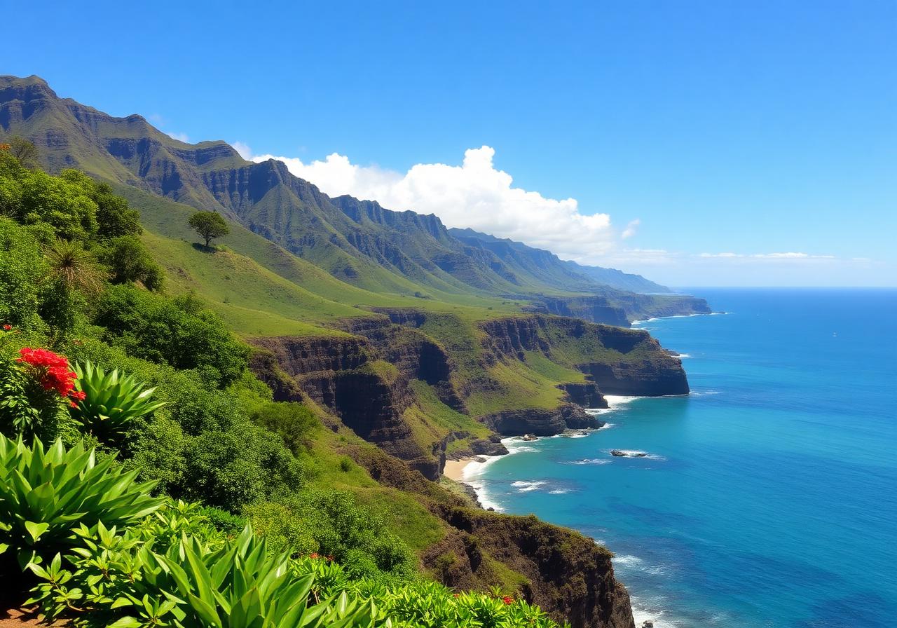Princeville coastline